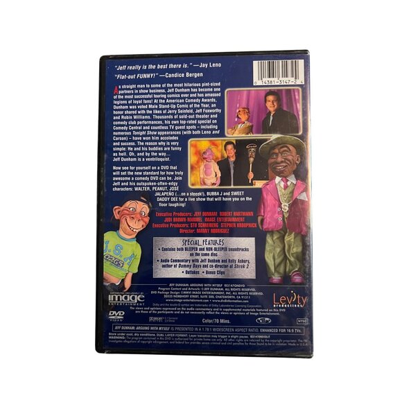 Jeff Dunham: Arguing With Myself 2006 DVD Comedy Ventriloquist New Sealed - Picture 2 of 4